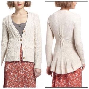 Anthropologie Far Away From Close Cardigan Skirted